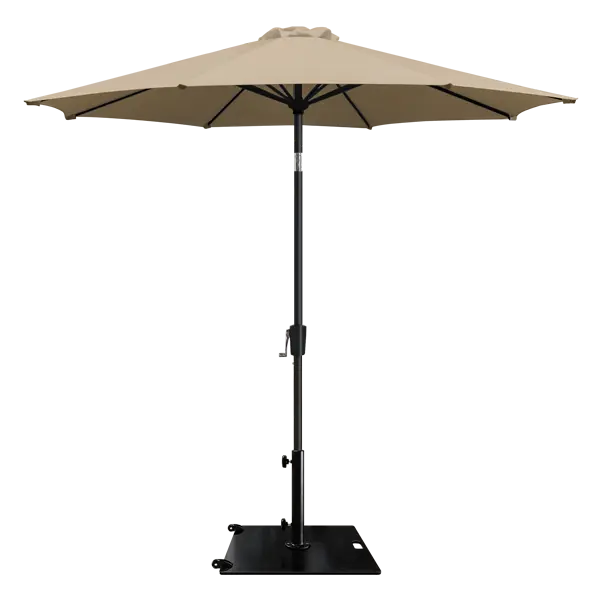Bali Patio Umbrella – Premium Aluminum & Steel Hybrid Outdoor Sunshade with Crank Lift